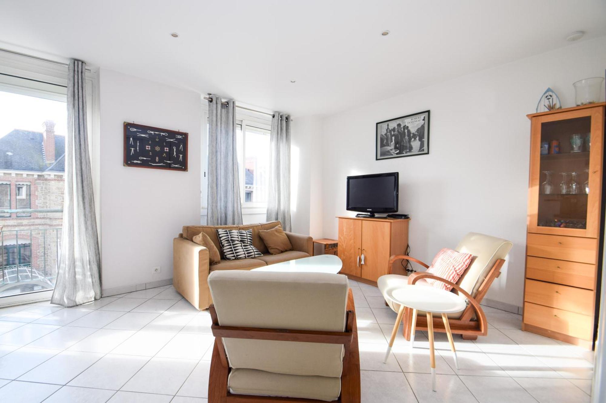 דינאר Appt 2 Pieces Confort 3 Pers Au Pied De La Plage Vacances Sans Voiture מראה חיצוני תמונה